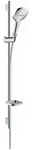 hansgrohe Raindance Select E Brauseset 120mm 3jet Wei&szlig;/Chrom mit Brausestange 900mm