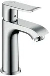hansgrohe Metris Einhebel-Waschtischmischer 100mm 5l/min f&uuml;r Handwaschbecken mit