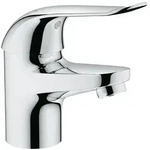 Grohe Eurosmart Care Einhand-Waschtischbatterie, 1-Loch-Montage, glatter K&ouml;rper,