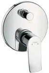 hansgrohe Metris Wannenmischer Unterputz Fertigset, Chrom 31493000