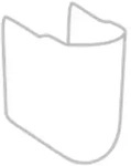 Villeroy & Boch Ablaufhaube O.novo 225x320x290mm Wei&szlig; Alpin 52660001