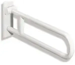 HEWI St&uuml;tzklappgriff drehbar Serie 801 L 700mm, Stahlkern reinwei&szlig; 801.50.110...