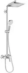 hansgrohe Crometta E Showerpipe 240mm 1jet 15l/min mit Einhebelmischer, Chrom