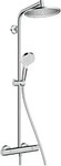 Hansgrohe 27267000, Hansgrohe Crometta S Showerpipe Duschsystem 240mm, 1jet, 16l/min,