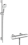 Hansgrohe 27813400, Hansgrohe Crometta Brausesystem Aufputz, 13,8l/min, Vario,