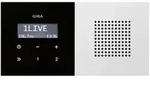 Gira Unterputz-Radio RDS, mit Lautsprecher, Reinwei&szlig;, 2280112 2280112