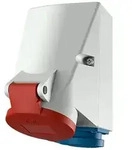 Mennekes 16A5P 6H400V Wanddose IP44 1649 Doppelbox TwinContact 1649
