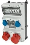 Mennekes Steckdosen-Kombination 930009 AMAXX 2xCEE16A/32A 5P 2xSchuko 930009