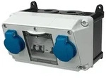 Mennekes Steckdosen-Kombination 910001 2xSchuko FI 910001