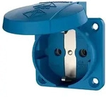 Mennekes 16A2P+E 230V SCHUKO 11031 Anbau-Steckdose blau 11031
