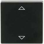 Busch J&auml;ger Bedienelement 6430-885-102 Jalousiecontrol II schwarz matt