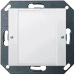 Gira Tastsensor 2 1-fach System 55, 24V, potenzialfrei, mit Beschriftungsfeld,