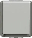 Siemens 5UB4711, Siemens DELTA Aufputz-Schutzkontaktsteckdose 1fach mit Klappdeckel