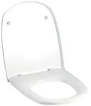 Geberit Vitelle WC-Sitz ohne Absenkautomatik, Befestigung von oben, Wei&szlig;/gl&auml;nzend