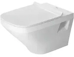Duravit DuraStyle WC-Sitz D-shaped, Wei&szlig; HG 359x43x433mm mit Absenkautomatik,