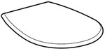 Geberit Renova WC-Sitz oval, Befestigung von unten Absenkautomatik nein, Befestigung