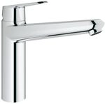 Grohe Eurodisc 1-Loch-Einhand-Sp&uuml;ltischbatterie C flacher Auslauf Gussauslauf,