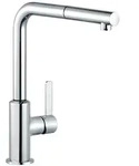 KLUDI L-INE S ECO Sp&uuml;ltisch-Einhandmisch herausziehbarer Auslauf chrom 408510575