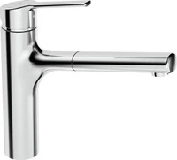 HANSA 03342273, Hansa Ronda Einhebel-K&uuml;chenarmatur, Ausladung 200mm, DN 15, Chrom,