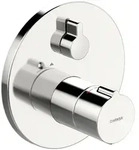 Hansa Home Fertigmontageset f&uuml;r Brausebatterie 8861 Rosette rund Chrom 88619045