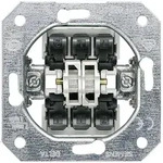 Siemens DELTA Doppel-Wechselschalter Basiselement Unterputz 10A 250V 70x70x32mm