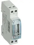 Legrand Tageszeitschaltuhr MicroRex QT11, 1 Kanal, 16A, 1TE, 83x17,5x60mm, Grau,
