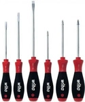 Wiha 26113, Wiha Schraubendreher-Satz SoftFinish, 6-teilig, 2-Komponenten, 659g 26113