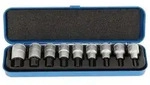 Gedore Schraubendrehereinsatz- Satz 1/2" Innensechskant 5-17mm 9-teilig 6156250