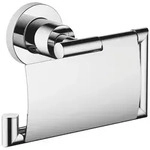 Dornbracht Papierrollenhalter mit Deckel Tara, Ausladung 77mm, Chrom 83510892-00