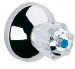 Grohe Unterputzventil-Oberbau Atlanta T20-80mm Brillant-Griff Markierung Blau, Chrom,