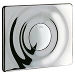 Grohe WC-Bet&auml;tigung Surf 156x197mm mit Druckknopfbet&auml;tigung, Chrom, 37063000