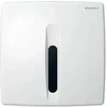 Geberit Urinalsteuerung mit elektron. Sp&uuml;lausl&ouml;sung, Netzbetrieb, Abdeckplatte aus