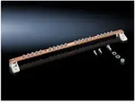 Rittal Erdungsschiene DK 7113000, 450mm, 200A, 20 Anschl&uuml;sse, Kupfer 7113000