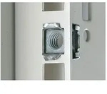 Rittal K&auml;figmutter EL 2094.200, M6, 0,8-2,5mm, mit Kontaktierung, Stahl,