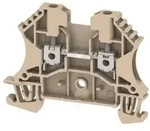 Weidm&uuml;ller Durchgangsklemme WDU 2.5, 800V 24A, Thermoplast, Beige, 1020000000