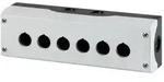 Eaton Aufbaugeh&auml;use M22 M22-I6, 6 Einbaustellen, 56x252x80mm, Kunststoff, Grau