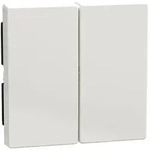 Merten Wippe System M, 71x71mm, Thermoplast, Polarwei&szlig; gl&auml;nzend 432519