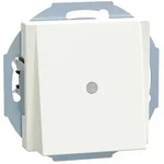 Merten Leitungsauslass System M, 70x70x35mm, Thermoplast, Polarwei&szlig; gl&auml;nzend 296319