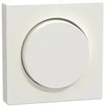 Merten Zentralplatte System M, 55x55mm, Polykarbonat matt, Polarwei&szlig; MEG5250-0419