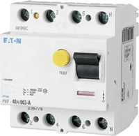 Eaton 236776, Eaton Fehlerstromschutzschalter xPole PXF-40/4/003-A, 40A, 4-polig,