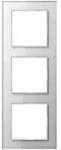 Jung Glasrahmen A CREATION AC583GLWW, 3fach, Glas, Alpinwei&szlig; AC583GLWW