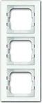Busch Jaeger 2CKA001754A4439, Busch Jaeger Axcent Rahmen 1723-280 3fach wei&szlig;glas
