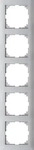 Merten MEG4050-3660, Merten Abdeckrahmen M-Pure MEG4050-3660 5fach, 365,3x80,5mm,
