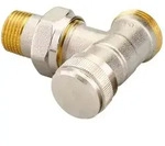 Danfoss R&uuml;cklaufverschraubung RLV 15, G 3/4" AG, Eckausf&uuml;hrung, vernickelt,