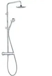 KLUDI LOGO Thermostat Dual Shower System, Kopfbrause 200mm chrom 6809205-00