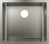 Hansgrohe 43427800, Hansgrohe Unterbausp&uuml;le S71 S719-U500 500, Edelstahl 43427800