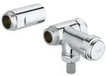Grohe Original WAS Ventil Batterie Eggemann DN 20, Wandmontage, Anschluss rechts,