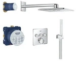 GROHE 34706000, Grohe Grohtherm SmartControl Duschsystem Unterputz mit Rainshower