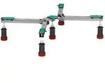 Mepa Brausewannenfu&szlig; BW-5 Maxi mit Anti-Dreh und Schallschutz-System ADS 150130