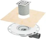 Viega Advantix Badablauf 4939, Kunststoff, Grau 565701